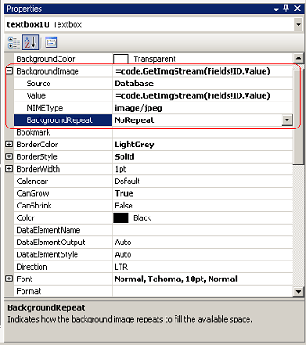 How to Use It in Reporting Services > Add MaxiCode Barcodes